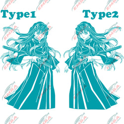Anime For The Samurai Car Sticker Whole Body Auto Parts Personalized Decoration Sticker Prevent Bask In Waterproof Vinyl Decals (ONLINE ORDER ONLY)