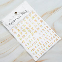 1Pc Laser Silver Gold Lines Stripe Nail Sticker Metal Strip Luxury Nails Slider Self Adhesive Slider Papers Transfer Stickers *& (Online Order Only)