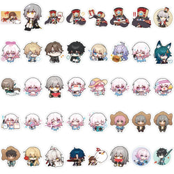 10/40/80PCS Honkai: Star Rail Stickers Adventure Strategy Game Sticker Cute Cartoon Decals Luggage Laptop Guitar Bike Kids Toys (ONLINE ORDER ONLY)