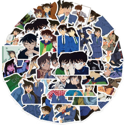 50pcs Cartoon Animation Stickers Waterproof DIY Car Decals Kids Toys Decorative Desk Laptop Water Cup Stationery Box Sticker (Online Order Only)