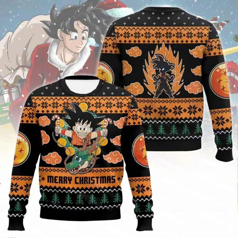 Dragon Ball Goku Hoodie: 2026 Oversize Anime Sweatshirt (ONLINE ORDER ONLY)