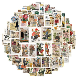 Cartoon Flower Graffiti Stickers for Laptop, Motorcycle, Luggage, Snowboard, Fridge, Car - 10/30/53 Pcs (ONLINE ORDER ONLY)