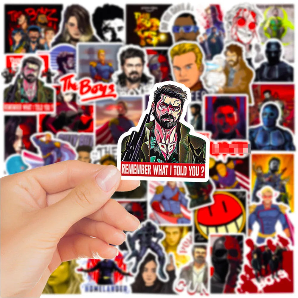 10/30/50PCS TV Show The Boys Sticker Packs (Online Order Only)