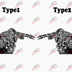 Large Predato For Car Sticker Characters Body Decoration The Monster Stickers Big Picture Movement Style Die Cutting Vinyl Decal (ONLINE ORDER ONLY)