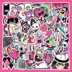 Gothic Sticker Set: Harajuku Style Decals for Phone, Laptop, Luggage, Skateboard, Kids' Fun (Online Order Only)