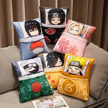 Naruto Anime Plush Pillow: Kakashi & Naruto Soft Doll Toy (ONLINE ORDER ONLY)