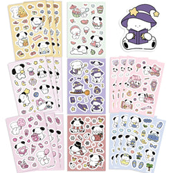8/16/32pcs Cute Children DIY Puzzle Sticker 8 Animals Dogs Make A Face Funny Assemble Jigsaw Stickers Kids Educational Toys﻿ (ONLINE ORDER ONLY)