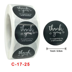 50-500pcs Luxury Bronzing Labels Thank You for Your Order Stickers Baking Seal Labels for Shop Business Package Gift Sticker (ONLINE ORDER ONLY)