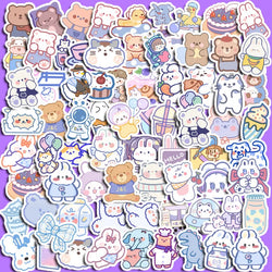 90pcs Cute Animal Graffiti Stickers for Kids DIY Stationery, Computer & Student Use (Online Order Only)