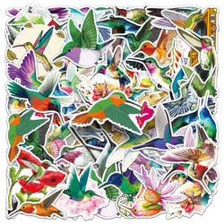 10/30/50PCS Hummingbirdr Cartoon Stickers Funny Animal Graffiti Sticker DIY Luggage Laptop Car Bike Skateboard Decals Kids Toy (ONLINE ORDER ONLY)
