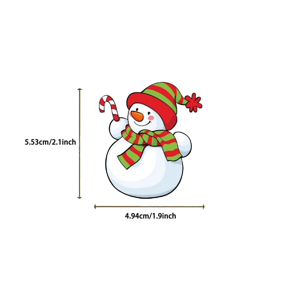 50pcs Retro Christmas Cartoon Children Stickers Decals Decoration DIY Phone Notebook Suitcase Laptop Fridge Wall Sticker (ONLINE ORDER ONLY)