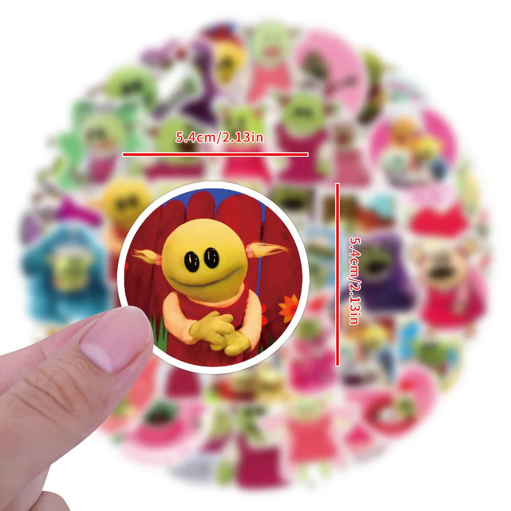 10/30/55PCS Nanalan Cartoon Stickers Funny Movie Sticker Kids Toys Luggage Laptop Phone Guitar Car Bike Skateboard Decoration (ONLINE ORDER ONLY)