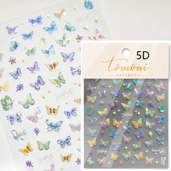 Fantasy Beach Summer Dreamy Colorful Seasnail Shell Pearl Conch Jelly Star 5D Decals Soft Relief 3D Decoration Nail Art Stickers (Online Order Only)