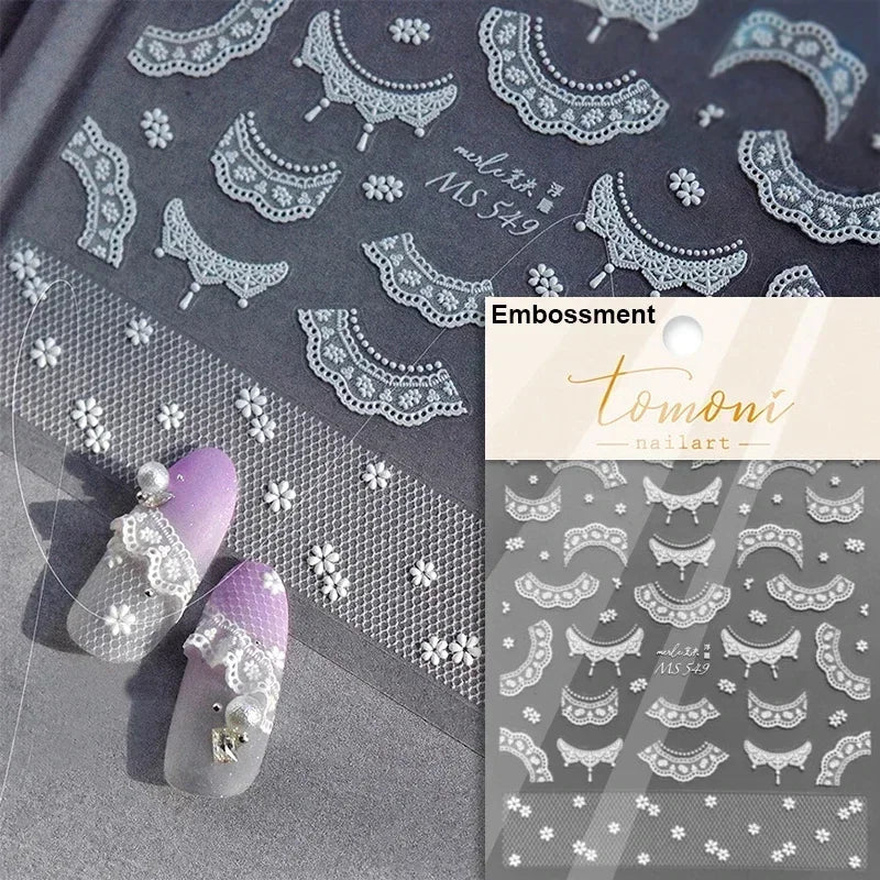 Charming Geometric Black Khaki Brown Grid Houndstooth Snowflake Flat Chic  Adhesive Nail Art Decoration Stickers Manicure Decals (Online Order Only)
