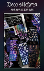 Korea Ins Sweet Love Chain Dialog Decorative Stickers Hand Account Idol Card DIY Material Sticker Personalized Kawaii Stationery (ONLINE ORDER ONLY)