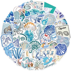 10/30/50PCS Kawaii Blue Halobios PVC Sticker Aesthetic Decoration Scrapbooking Stationery DIY Hand Accounting Supplies for Kids (ONLINE ORDER ONLY)