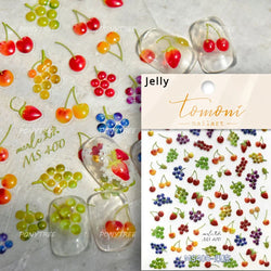Carambola Grape Honey Peach Cherry Pineapple Pineapple Orange Apple Lemon Bromeliad Fruit Jelly Nail Art Sticker Manicure Decals (ONLINE ORDER ONLY)
