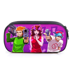 Children Friday Night Funkin Pencil Box Boys Girls Kids Anime Pencil Case Students Cartoon Pen Bags Teenagers Stationery Bags (Online Order Only)