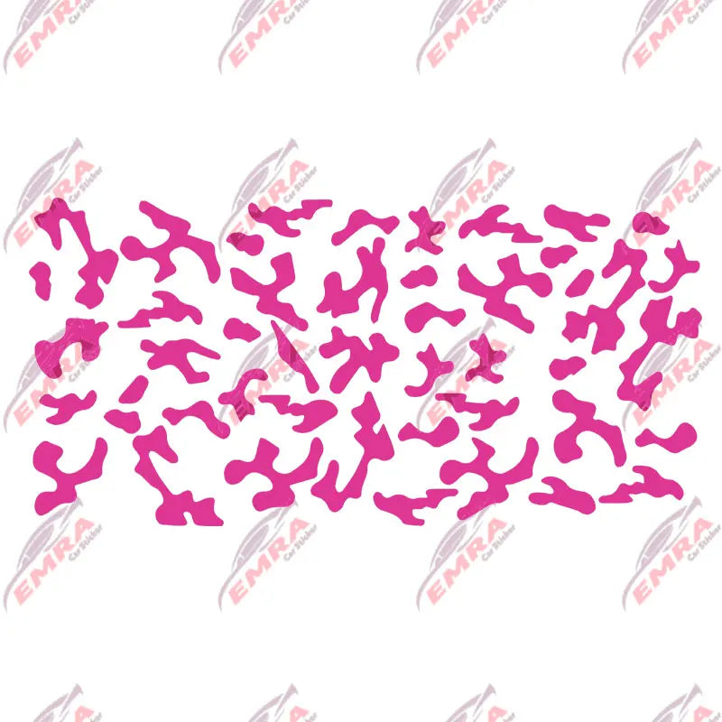 Leopard Print For Car Stickers External Accessories Window Decoration Side Camouflage Stickers StyleDie Cutting Vinyl Decals (ONLINE ORDER ONLY)