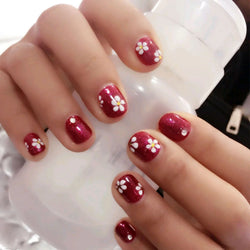 50 Sheets! 3D Flower Nail Art Stickers Decals NOT Repeat Black/White/Colorful Self Adhesive Nail Sticker Decals Random Pattern * (ONLINE ORDER ONLY)