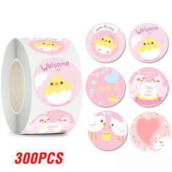 100-500pcs Cute Reward Stickers for Kids Children Kindergarten School Encouragement Students Games Toy Animals Stationery Labels (ONLINE ORDER ONLY)