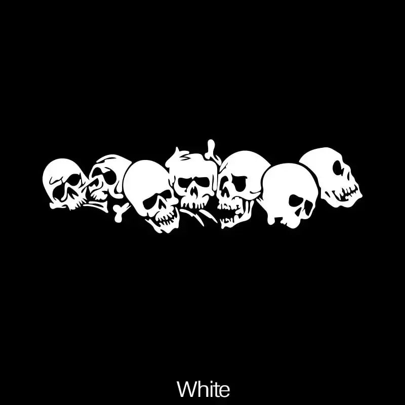 Skull Skeleton Car Sticker Fashion Waterproof Vinyl Decal Car Styling Decoration Accessories (ONLINE ORDER ONLY)