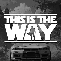 "THIS IS THE WAY"Stickers,Elevate Your Car's Look with this Creative Fun Car Sticker! (ONLINE ORDER ONLY)