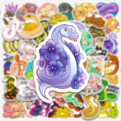 Cartoon Animal Snake Stickers for Phone Laptop Luggage Skateboard Decals (Online Order Only)