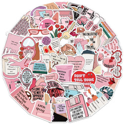 Inspirational Graffiti Stickers for Snowboard Laptop Luggage Car Fridge DIY (10/30/50Pcs) (ONLINE ORDER ONLY)