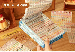 18 Sheets/piece Cute Mini Stickers Decorative Stickers Scrapbooking Laptop DIY Sticker Kids Toy Gift School Stationery (ONLINE ORDER ONLY)