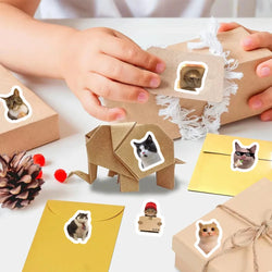 100-500pcs Funny Cats Cartoon Animals Stickers DIY Phone Guitar Laptop Notebook Suitcase Waterproof Sticker Kids Toy (ONLINE ORDER ONLY)