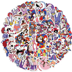 Magic Circus Stickers 10/30/56pcs for Suitcase, Skateboard, Laptop, Luggage, Phone, Car, DIY Decal (Online Order Only)