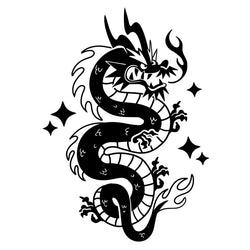 Divine Dragon for Car Sticker Decoration Window Notebook Motorcycle Outdoor Sticker External Accessories Waterproof Vinyl Decals (ONLINE ORDER ONLY)