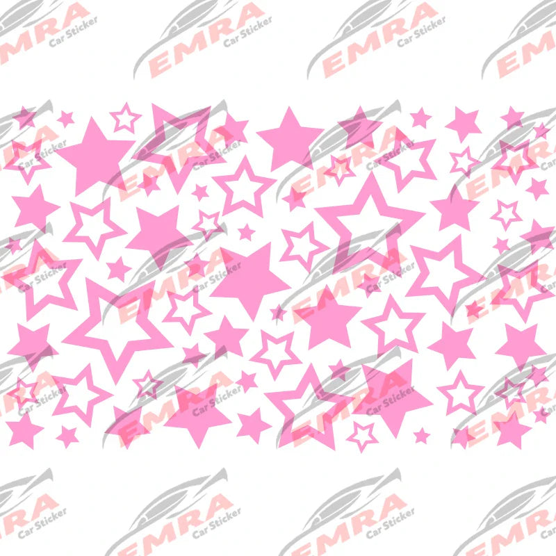 Star Car Sticker for Triangular Window Outdoor Decoration Universal All Vehicles External Accessories PVC Waterproof Vinyl Decal (ONLINE ORDER ONLY)