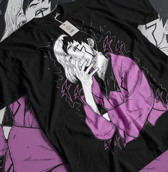 Gen Asagiri T-Shirt Dr. Stone Black Shirt All Sizes (ONLINE ORDER ONLY)