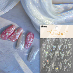 Little Red Fish Jelly Summer Goldfish Carp Ocean Beach Mermaid Sea Shiny Small Koi Soft Relief Nail Art Stickers Manicure Decals (ONLINE ORDER ONLY)