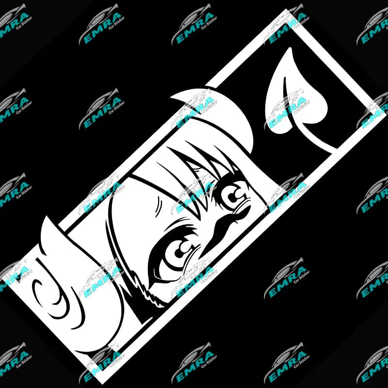 Anime Sticker For Car Stickers Die Cutting PVC Vinyl Decal Demon Girl Window Bumper Decoration External Accessories (ONLINE ORDER ONLY)