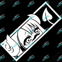 Anime Sticker For Car Stickers Die Cutting PVC Vinyl Decal Demon Girl Window Bumper Decoration External Accessories (ONLINE ORDER ONLY)