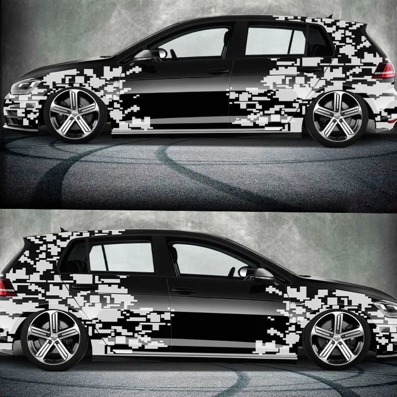 Camouflage Stickers For Car Stickers Decorative Side Full Body Vehicle Automobile Modification External Accessories Vinyl Decals (ONLINE ORDER ONLY)