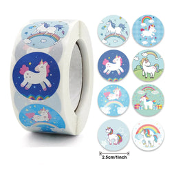 100-500PCS Cartoon Reward Sticker 8 Style Pattern Toys Label School Teacher Reward Stickers Animals Cartoon Scrapbook Decoration (Online Order Only)