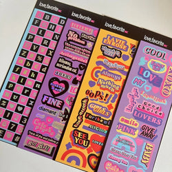 Ins Retro English Letter Material Stickers Scrapbooking DIY Album Decoration Sticker Personalized Korean Stationery (ONLINE ORDER ONLY)