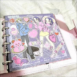 Korean Ins Cute Retro Girl Sticker Planner Scrapbooking DIY Album Decoration Sticker Aesthetic Personalized Kawaii Stationery (ONLINE ORDER ONLY)