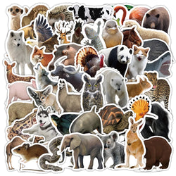 Animal Cartoon Graffiti Stickers for Car, Luggage, Phone, Laptop - 10/30/50pcs (Online Order Only)