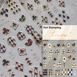 Line Love Heart Arc French Romantic Curve Punk Attitudinal Hollow Geometric Figure Adhesive Nail Art Stickers Manicure Decals (Online Order Only)