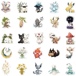 10/30/50PCS Absurd monster Cartoon Stickers Fairy tale In the Story Horror Monster Decals DIY Car Bike Laptop Guitar Kids Toy (ONLINE ORDER ONLY)