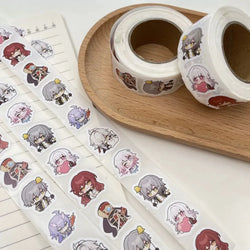 500pcs/Roll Honkai Impact 3 Game Cartoon Sealing Sticker DIY PVC Laptop Decals Decoration Stiker Reward Gift Toys (Online Order Only)