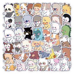 10/60PCS Anime Animal Stickers Car Motorcycle Travel Luggage Phone Guitar Laptop Cartoon Sticker Decal Kid Toys 2023 (ONLINE ORDER ONLY)