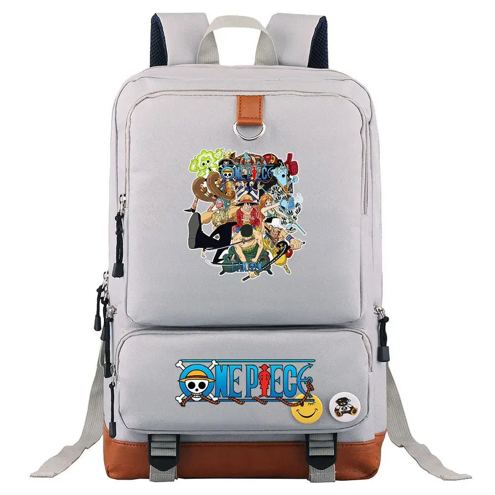 One Piece Luffy Printed Unisex Backpack School Travel Bag (ONLINE ORDER ONLY)