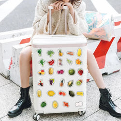 10/30/50PCS Green Food Vegetable and Fruit Sticker Packs (ONLINE ORDER ONLY)