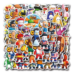 10/30/55PCS Funny Stumble Guy Stickers Cartoon Graffiti Sticker Game DIY Scrapbook Luggage Laptop Car Bike Skateboard Kids Toy (ONLINE ORDER ONLY)
